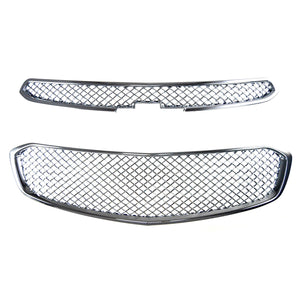 Trim Illusion - Mesh Chrome Tape-on Patented Grille Overlay 15-16 Chevrolet Cruze LS/LT/LTZ 2 PCS