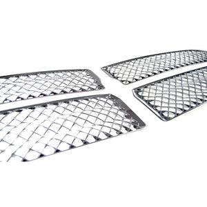 Trim Illusion - Mesh Chrome Tape-on Patented Grille Overlay 13-18 Ram 1500, 19-23 Ram 1500 Classic ST/Tradesman 4 PCS