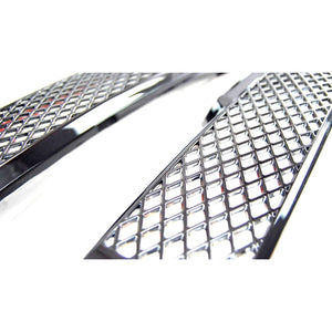 Trim Illusion - Chrome Tape-on Patented Grille Overlay 15-17 Ford F-150 Lariat Does not fit grille with Camera 3 PCS