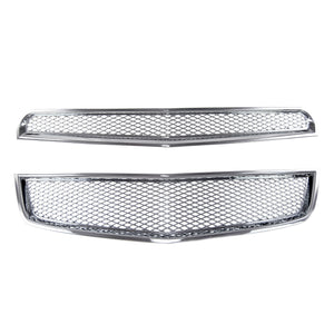 Trim Illusion - Mesh Chrome Tape-on Patented Grille Overlay 10-15 Chevrolet Equinox L/LS/LT/LTZ 2 PCS