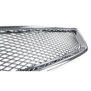 Trim Illusion - Mesh Chrome Tape-on Patented Grille Overlay 10-15 Chevrolet Equinox L/LS/LT/LTZ 2 PCS