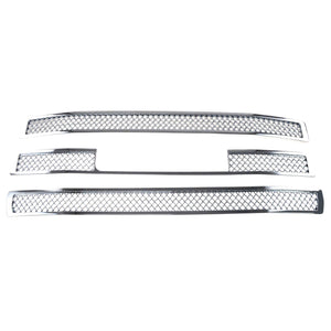 Trim Illusion - Chrome Tape-on Patented Grille Overlay 14-15 GMC Sierra 1500 Base/SLE/SLT 3 PCS