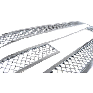 Trim Illusion - Chrome Tape-on Patented Grille Overlay 14-15 GMC Sierra 1500 Base/SLE/SLT 3 PCS