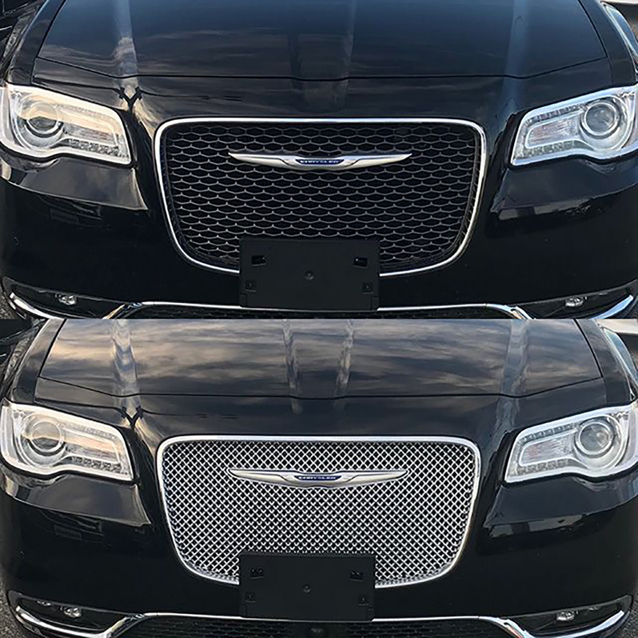 Trim Illusion - Chrome Tape-on Patented Grille Overlay 15-23 Chrysler 300 C/C Platinum/Limited 1 PC