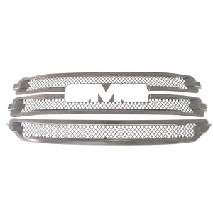 Trim Illusion - Chrome Tape-on Patented Grille Overlay 16-18 GMC Sierra 1500 SLT 3 PCS