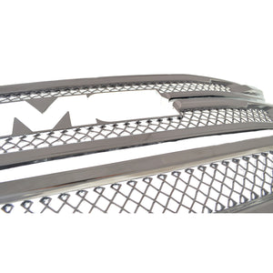 Trim Illusion - Chrome Tape-on Patented Grille Overlay 16-18 GMC Sierra 1500 SLT 3 PCS