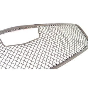 Trim Illusion - Mesh Chrome Tape-on Patented Grille Overlay 15-19 Cadillac CTS Does not fit V Model 1 PC