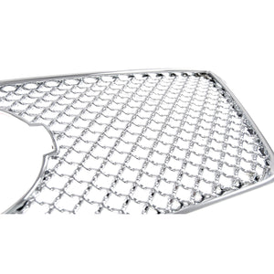 Trim Illusion - Mesh Chrome Tape-on Patented Grille Overlay 13-16 Nissan Pathfinder S/SV/SL/Platinum 1 PC