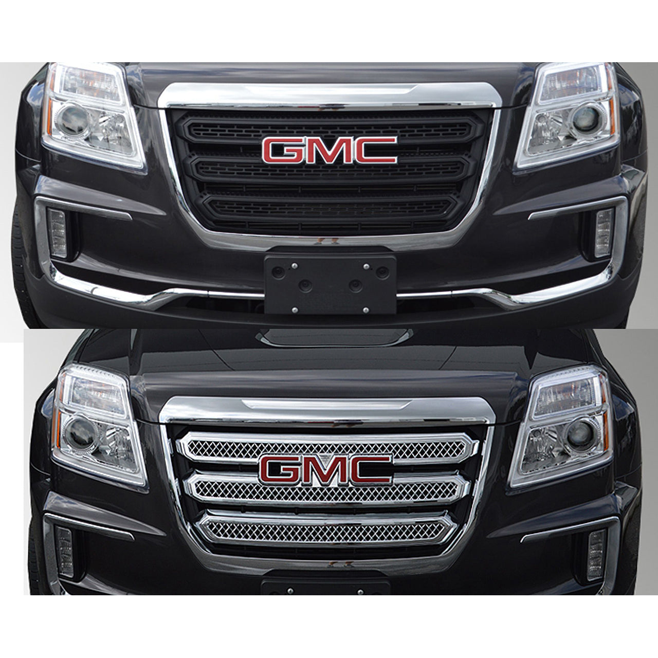 Trim Illusion - Chrome Tape-on Patented Grille Overlay 16-17 GMC Terrain SLE/SLT 3 PCS