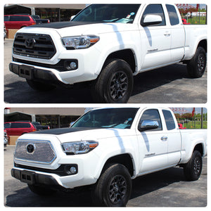 Trim Illusion - Mesh Chrome Tape-on Patented Grille Overlay 16-19 Toyota Tacoma SR/SR5 1 PC
