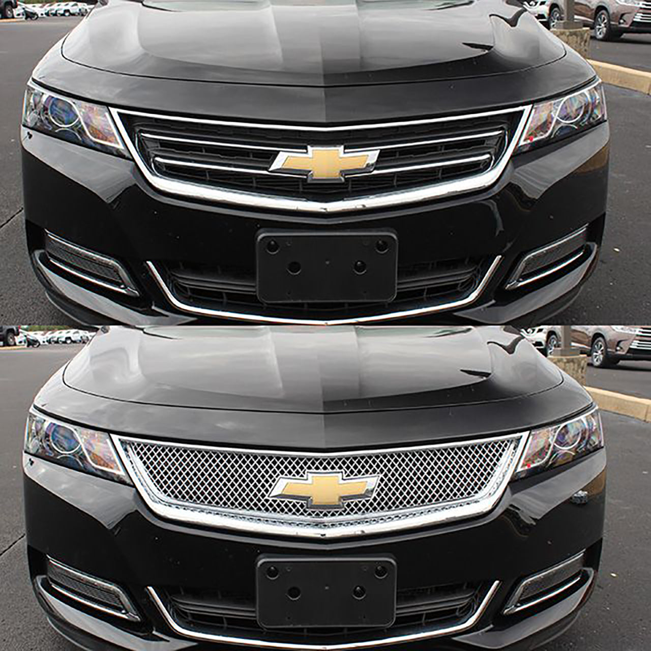 Trim Illusion - Mesh Chrome Tape-on Patented Grille Overlay 13-20 Chevrolet Impala LS/LT/LTZ 1 PC