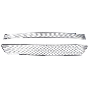 Trim Illusion - Mesh Chrome Patented Grille Overlay 16-18 Chevrolet Silverado 1500 LS/LT 2 PCS