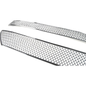Trim Illusion - Mesh Chrome Patented Grille Overlay 16-18 Chevrolet Silverado 1500 LS/LT 2 PCS