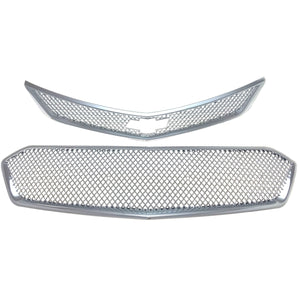 Trim Illusion - Mesh Chrome Tape-on Patented Grille Overlay 16-18 Chevrolet Cruze L/LS/LT 2 PCS