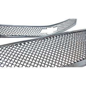 Trim Illusion - Mesh Chrome Tape-on Patented Grille Overlay 16-18 Chevrolet Cruze L/LS/LT 2 PCS
