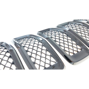 Trim Illusion - Chrome Tape-on Patented Grille Overlay 14-18 Jeep Cherokee 7 PCS
