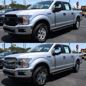 Trim Illusion - Chrome Patented Snap-on W/Tape Patented Door Handle Cover 15-20 Ford F-150, 17-22 Ford F-250 Super Duty/F-350 Super Duty W/ or W/O Smart Key 6 PCS
