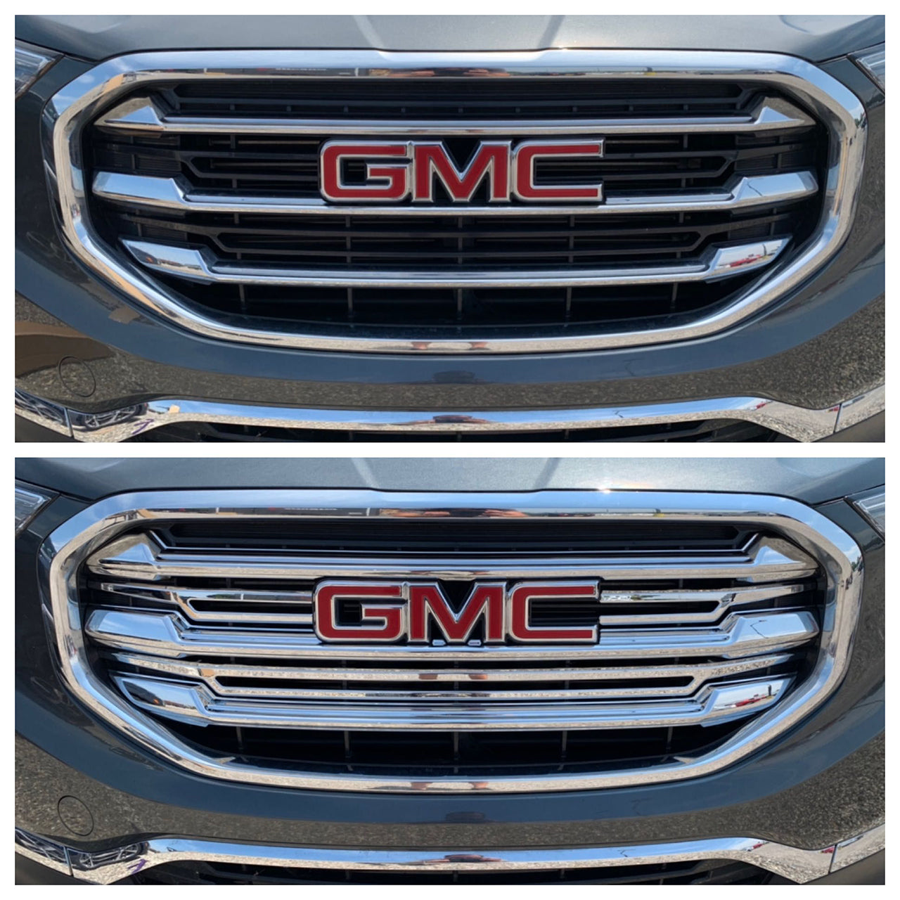 Trim Illusion - Chrome Tape-on Patented Grille Overlay 18-21 GMC Terrain 6 PCS