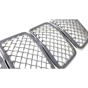 Trim Illusion Chrome Tape-on Patented Grille Overlay 19-23 Jeep Cherokee 7 PCS