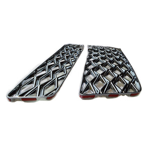 Trim Illusion - Diamond Mesh Chrome Tape-on Patented Grille Overlay 15-20 Chevrolet Tahoe/Suburban 2 PCS