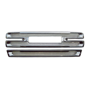 Trim Illusion - Chrome Tape-on Patented Grille Overlay 19-21 GMC Sierra 1500 AT4/SLT 2 PCS