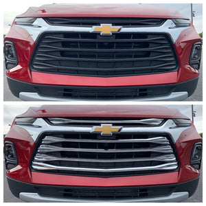 Trim Illusion - Chrome Tape-on Patented Grille Overlay 19-22 Chevrolet Blazer 5 PCS