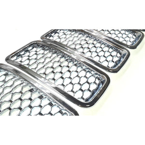 Trim Illusion - Chrome Tape-on Patented Grille Overlay 19-23 Jeep Renegade 2019 Late Model 7 PCS
