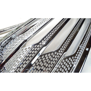 Trim Illusion - Chrome Patented Snap-on W/Tape Patented Grille Overlay 18-21 Chevrolet Traverse Fits grille W/ or W/O Camera 4 PCS