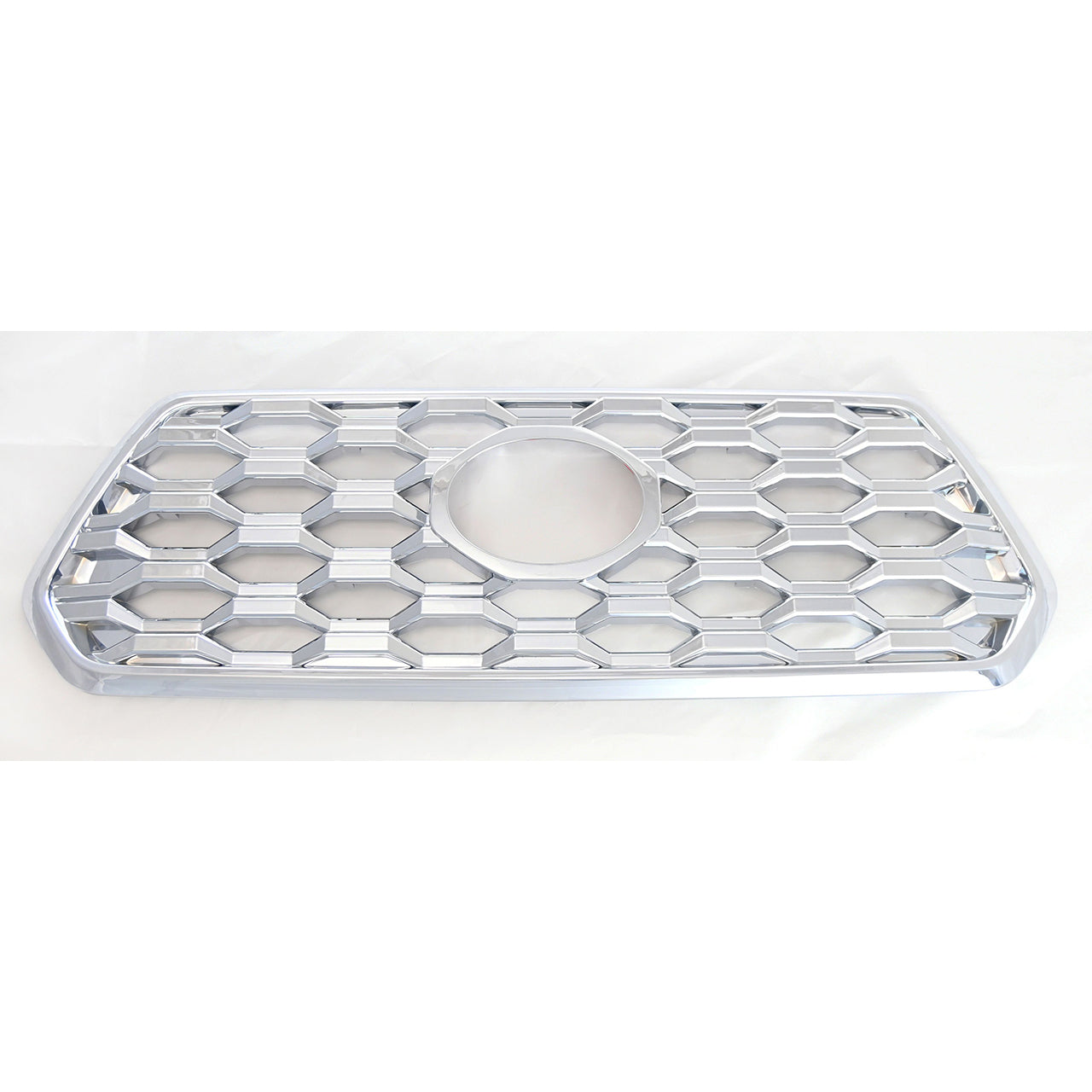 Trim Illusion Chrome Patented Snap-on W/Tape Patented Grille Overlay 20-23 Toyota Tacoma TRD Sport/Off-Road Does not fit grille with Camera 1 PC