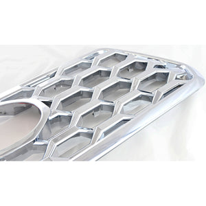 Trim Illusion Chrome Patented Snap-on W/Tape Patented Grille Overlay 20-23 Toyota Tacoma TRD Sport/Off-Road Does not fit grille with Camera 1 PC