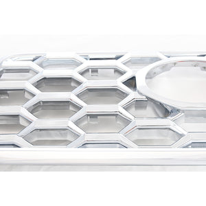 Trim Illusion Chrome Patented Snap-on W/Tape Patented Grille Overlay 20-23 Toyota Tacoma TRD Sport/Off-Road Does not fit grille with Camera 1 PC