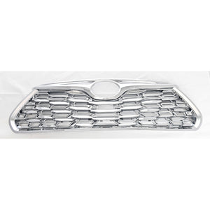 Trim Illusion - Chrome Patented Snap-on W/Tape Patented Grille Overlay 20-23 Toyota Highlander Does not fit XSE Fits grille W/ or W/O Camera 1 PC