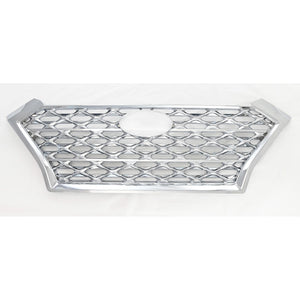 Trim Illusion - Chrome Patented Snap-on W/Tape Patented Grille Overlay 19-21 Hyundai Tucson 1 PC