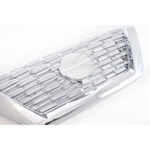 Trim Illusion - Chrome Patented Snap-on W/Tape Patented Grille Overlay 21-23 Nissan Rogue Fits grille W/ or W/O Camera 1 PC