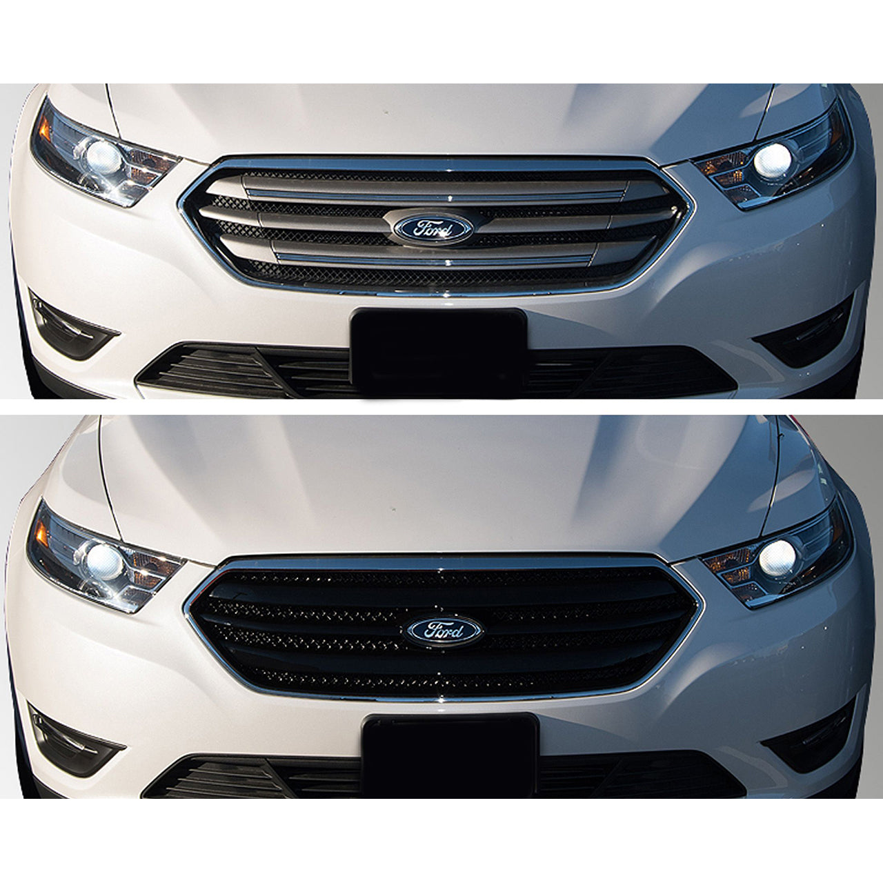 Trim Illusion - Gloss Black Tape-on Patented Grille Overlay 13-19 Ford Taurus SE/SEL/Limited 1 PC