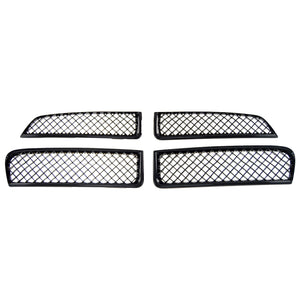 Trim Illusion - Mesh Gloss Black Tape-on Patented Grille Overlay 11-14 Dodge Charger SE/SXT 4 PCS