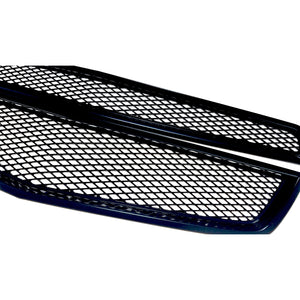 Trim Illusion - Mesh Gloss Black Tape-on Patented Grille Overlay 10-15 Chevrolet Equinox L/LS/LT/LTZ 2 PCS