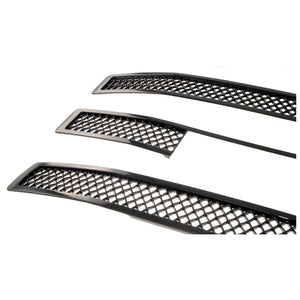 Trim Illusion - Gloss Black Tape-on Patented Grille Overlay 14-15 GMC Sierra 1500 Base/SLE/SLT 3 PCS