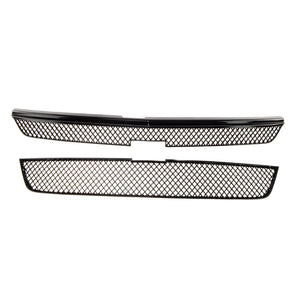 Trim Illusion - Gloss Black Tape-on Patented Grille Overlay 15-20 Chevrolet Colorado 2 PCS