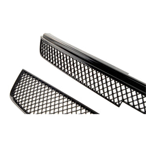 Trim Illusion - Gloss Black Tape-on Patented Grille Overlay 15-20 Chevrolet Colorado 2 PCS