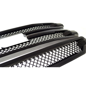 Trim Illusion - Gloss Black Tape-on Patented Grille Overlay 16-18 GMC Sierra 1500 SLT 3 PCS