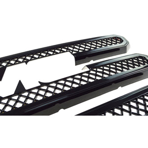 Trim Illusion - Gloss Black Tape-on Patented Grille Overlay 16-17 GMC Terrain SLE/SLT 3 PCS