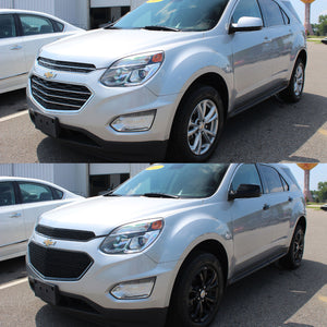 Trim Illusion - Mesh Gloss Black Tape-on Patented Grille Overlay 16-17 Chevrolet Equinox L/LS/LT/LTZ 2 PCS