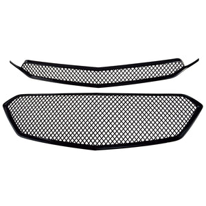 Trim Illusion - Mesh Gloss Black Tape-on Patented Grille Overlay 16-17 Chevrolet Equinox L/LS/LT/LTZ 2 PCS