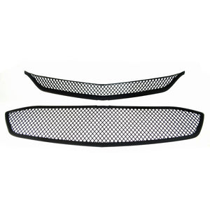 Trim Illusion -  Mesh Gloss Black Tape-on Patented Grille Overlay 16-18 Chevrolet Malibu L/LS/LT/LTZ/Hybrid 2 PCS