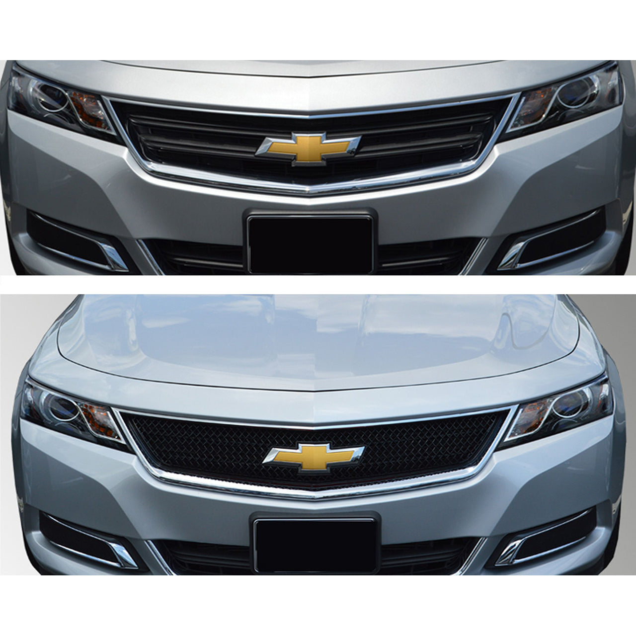 Trim Illusion - Mesh Gloss Black Tape-on Patented Grille Overlay 13-20 Chevrolet Impala LS/LT/LTZ 1 PC
