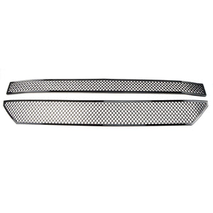 Trim Illusion - Mesh Gloss Black Tape-on Patented Grille Overlay 16-18 Chevrolet Silverado 1500 LS/LT 2 PCS
