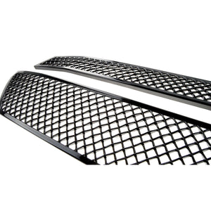 Trim Illusion - Mesh Gloss Black Tape-on Patented Grille Overlay 16-18 Chevrolet Silverado 1500 LS/LT 2 PCS