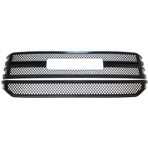 Trim Illusion - Gloss Black Tape-on Patented Grille Overlay 16-18 GMC Sierra 1500 Base/SLE 2 PCS