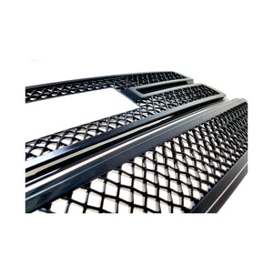 Trim Illusion - Gloss Black Tape-on Patented Grille Overlay 16-18 GMC Sierra 1500 Base/SLE 2 PCS